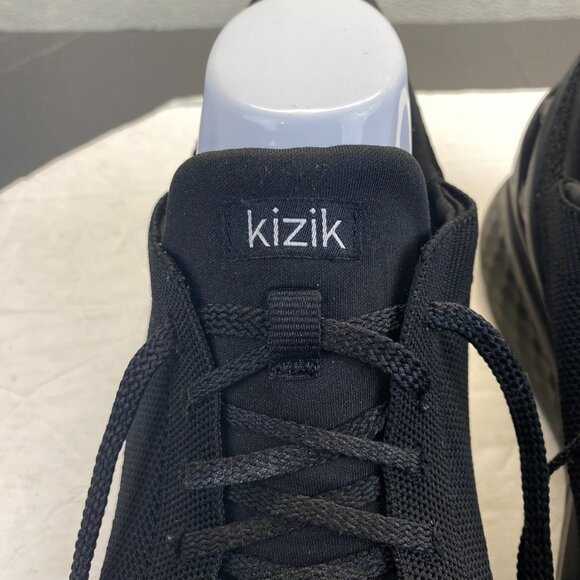 Kizik - Athens Black Outsole Mens 10.5 Womens 12 Wide Athletic Sneaker - Black